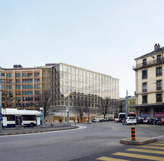 Architecte Geneve - 104 Rénovation de façade Cours de Rive