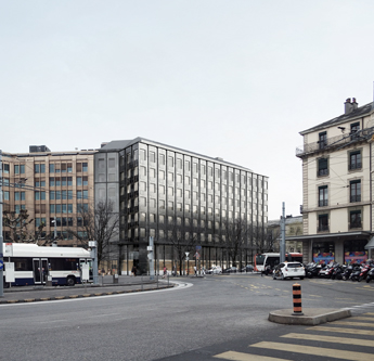 Architecte Geneve - 104 Rénovation de façade Cours de Rive