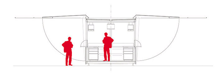 guenin architecte Genève / CH  Pavillons de vente modulable