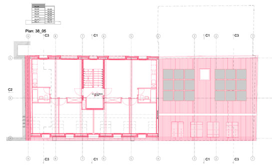 guenin architecte Pâquis - Genève / CH  Rénovation et surélévation du 36-38 Navigation  