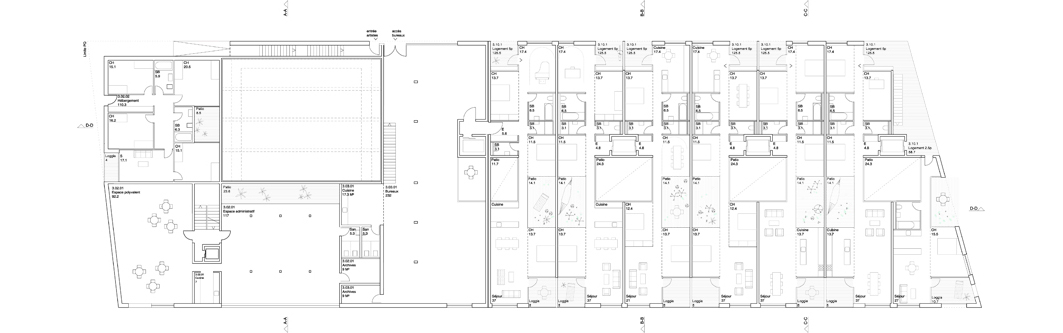 guenin architecte Nyon / CH  Salle de spéctacle / Bureaux / Logements à Nyon  