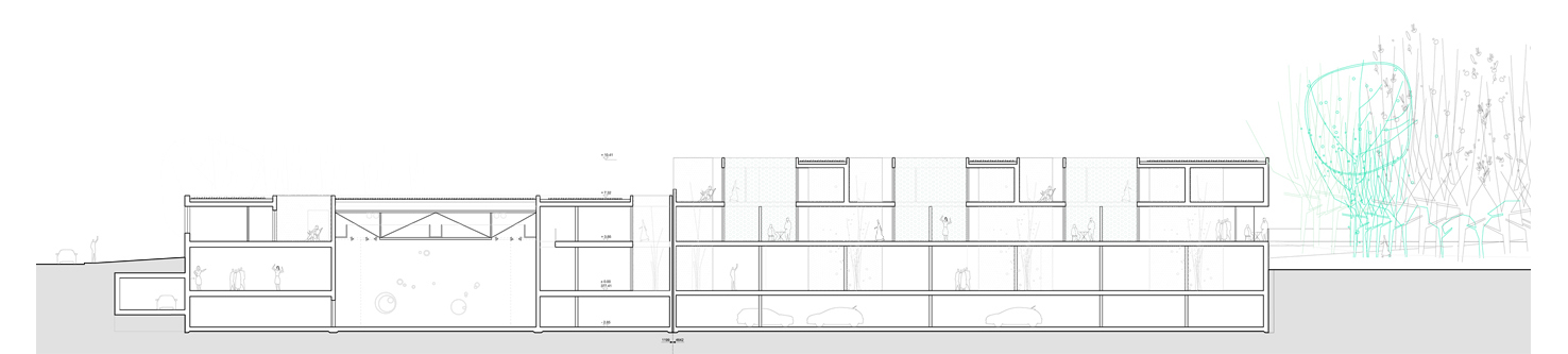 guenin architecte Nyon / CH  Salle de spéctacle / Bureaux / Logements à Nyon  