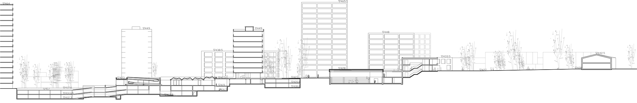 guenin architecte Genève / CH  Evolution urbaine du périmètre Vieusseux-Villars-Franchises  