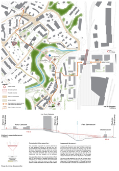 guenin architecte Ville de Lancy / CH Liaisons de mobilité douce