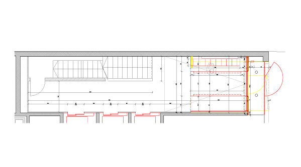 guenin architecte GE / CH Rénovation entrée et ascenseurs