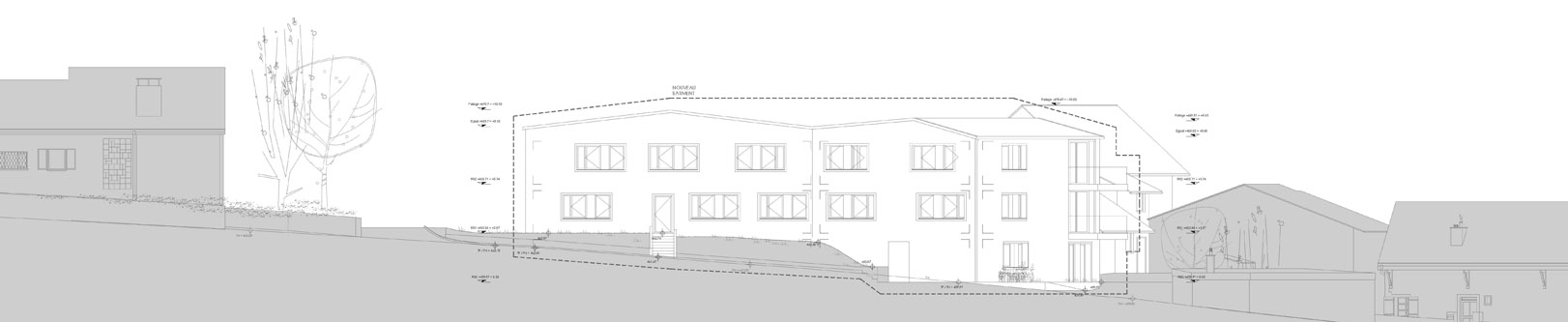 guenin architecte Bernex / GE / CH Logements collectifs à Bernex