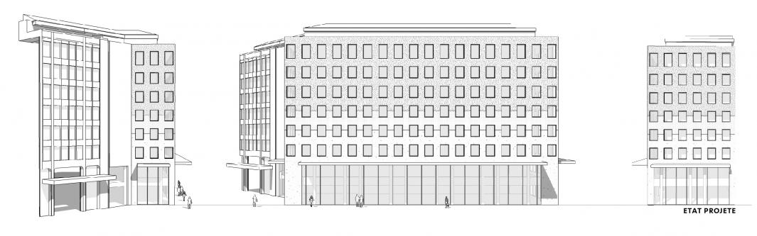 guenin architecte Genève Rénovation de façade Cours de Rive