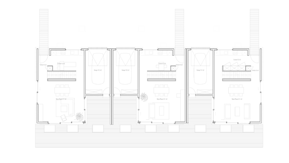 guenin architecte Meyrin - Genève Logements contigüs