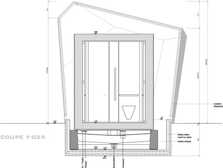 guenin architecte St-Jean - Genève / CH WC Public