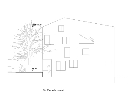 guenin architecte Vandeouvres / CH  Bâtiments de logements, Esplanade et Parking