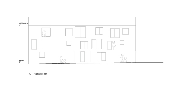 guenin architecte Vandeouvres / CH  Bâtiments de logements, Esplanade et Parking