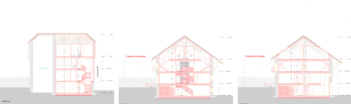 guenin architecte Meyrin / CH  Transformation d'une grange 