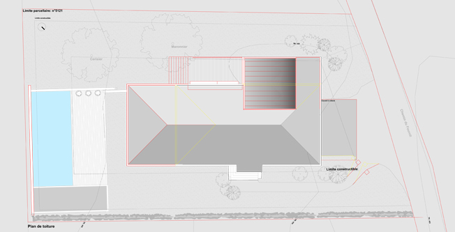 guenin architecte Corsier / CH Transformation et agrandissement d'une villa 