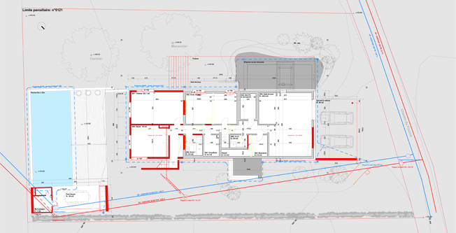 guenin architecte Corsier / CH Transformation et agrandissement d'une villa 