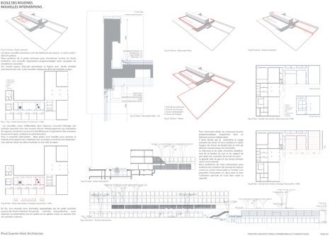 guenin architecte Meyrin / CH Rénovation de l'école des Boudines