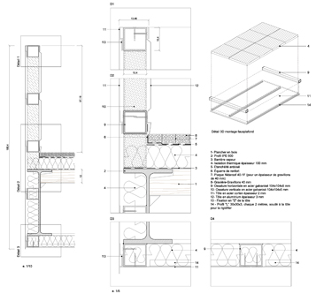 guenin architecte La Bâtie - Genève / CH Salle de Concert